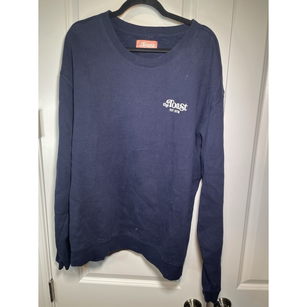 The Toast Podcast Crewneck Sweatshirt Adult X-Large Merch The Morning Toast TMT